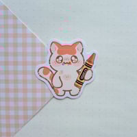 Mochi crayon sticker