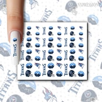 Titans Nail Decals