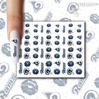 Rams Nail Decals