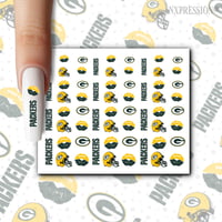 Packers Nail Decals