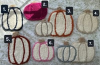 Mini Pumkin Wall Hangings 