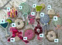 Tufted Christmas Ornaments 