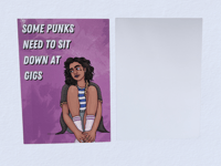 Image 2 of Some Punks a6 postcard 