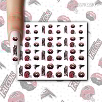 Falcons Nail Decals