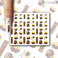 Commanders Nail Decals