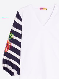 Image 3 of CAMISETA MANGAS RAYAS VILAGALLO 