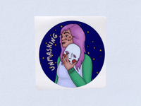 Image 2 of Unmasking sticker - (88mm)