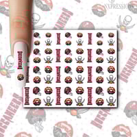 Buccaneers Nail Decals