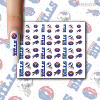 Buffalo Bills Nail Decals