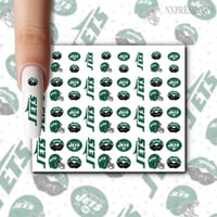Jets Nail Decals