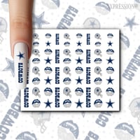 Cowboys Nail Decals