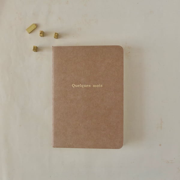Image of CARNET / DORÉ / QUELQUES MOTS