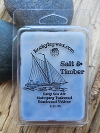 Image 1 of Salt & Timber - A Rocky Top Wax Works exclusive custom houseblend fragrance 