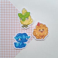 Image 1 of Gen10 starters stickers