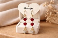 Image 13 of ROUND PURPLE BEADS WITH GOLD OWL DANGLE