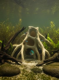 Image 3 of Decorative wooden elements for aquariums “Caves of red mangrove trees”