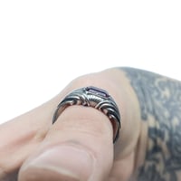 Image 4 of Folium ring in sterling silver or gold