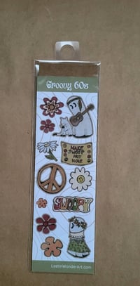 Sticker Strip--Swoopy Ghost in the 1960s