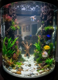 Image 2 of Decorative wooden elements for aquariums “Enchanted Stump”