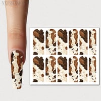 Image 1 of Cow Print Nail Wraps