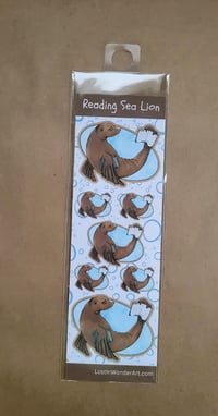 Sticker Strip--Reading Sea Lion