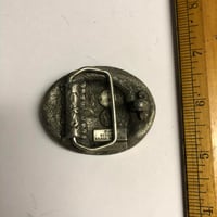 Image 2 of 1984 worn Eagle Belt buckle small 