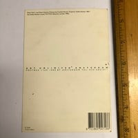 Image 3 of 1987 post card featuring Peter Fish and Dawn Stephens. Work by Dennis Cockell