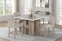 NAt-D306 / PUB TABLE AND 4 X PUB CHAIR SET