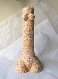 Image 1 of Handmade Sculptural Paper Mache Vase | Figurative Art Object