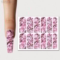 Image 1 of Pink Camouflage Nail Wraps