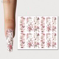 Image 1 of Floral Nail Wraps