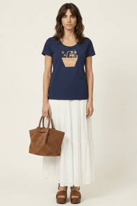 Image 1 of CAMISETA CESTA AZUL LOLITAS 