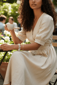 Cluttered Pearl Bracelet 