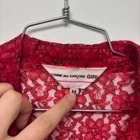 Image 5 of cdg girl lace blouse