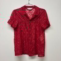 Image 1 of cdg girl lace blouse