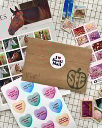 Image 2 of I Love Snail Mail sticker