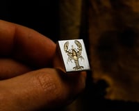 Image 1 of Lobster Signet Ring 