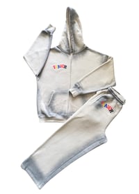 Flavor Sweatsuit Zip Up 'Cream/Grey'