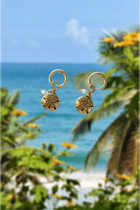 Sand Dollar & Pearl Huggies
