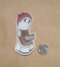 Image 2 of Vinyl Sticker--Paprika Ghost with Her Cabbage Rolls