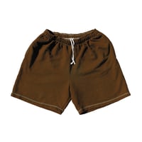 Image 4 of HEAVYWEIGHT BRUSHED FLEECE SWEATSHORTS- TCH3007