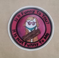 Image 1 of Vinyl Sticker--Ms Swoopy as Log Lady