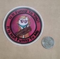 Image 2 of Vinyl Sticker--Ms Swoopy as Log Lady