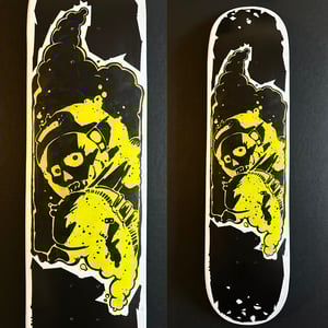 Image of Cosmic Phantom 4000 Custom Painted Skate Deck