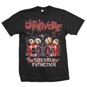 Image of CARNIVORE "On The Threshold Of Extinction" T-Shirt 