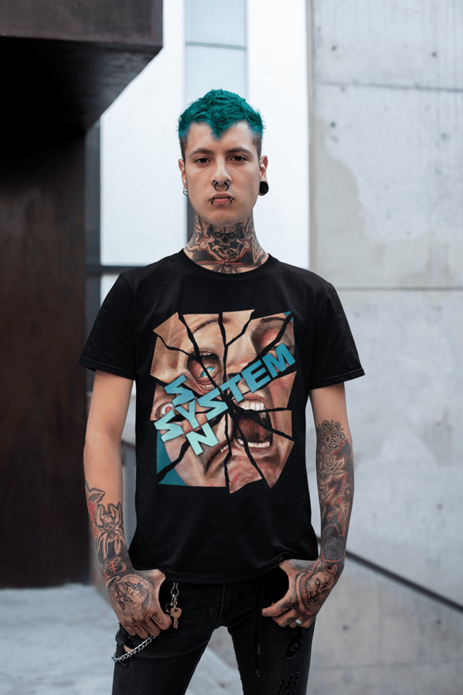 SYSTEM SYN - Shattered T-Shirt