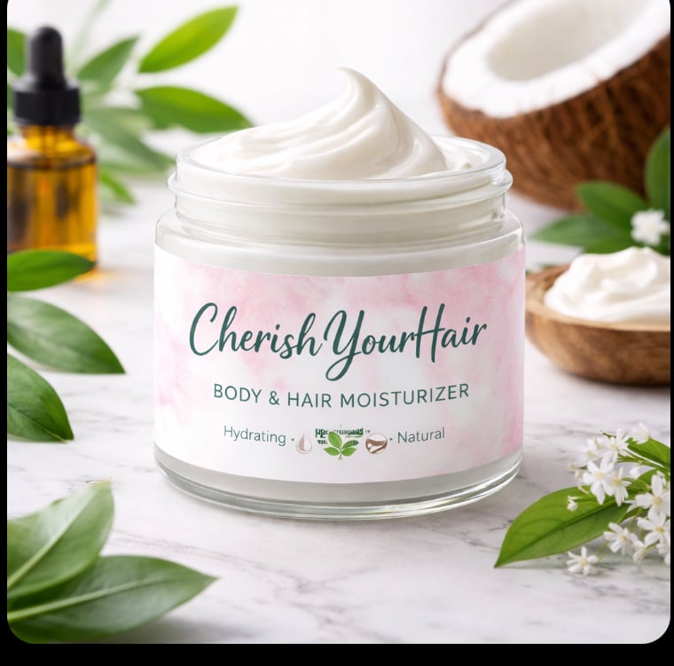 Image of CherishYourHair moisturizer for hair and skin 