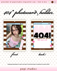 404* Photocards Holders [PREORDER]