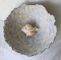 Image 2 of Handmade Sculptural Paper Mache Bowl – Textured Art Decor