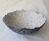 Image 4 of Handmade Sculptural Paper Mache Bowl – Textured Art Decor